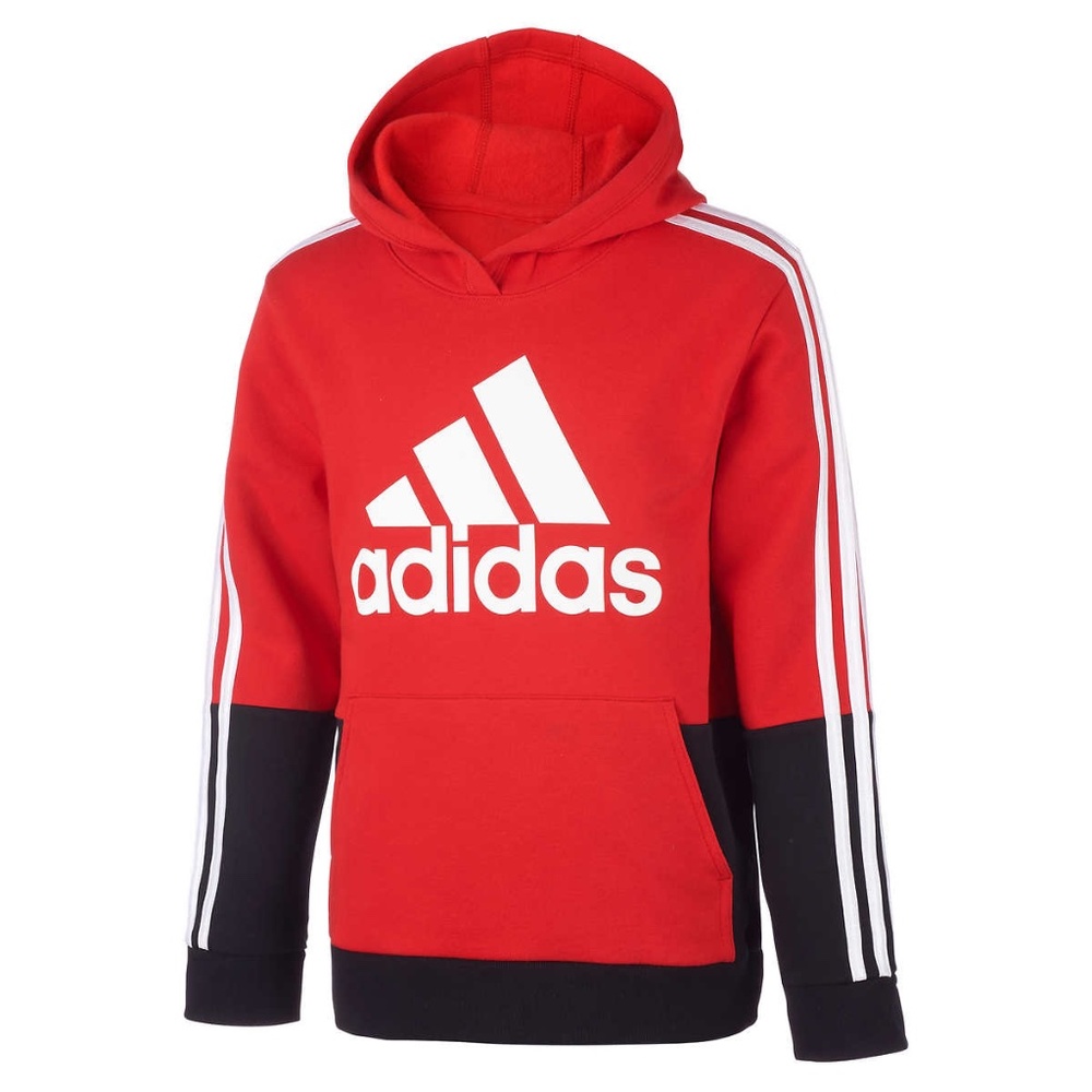 New adidas Boys' Athletic Pullover Hoodie Size X-Large